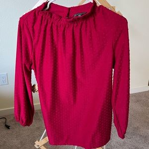 Adrianna Papell | Red Textured Top